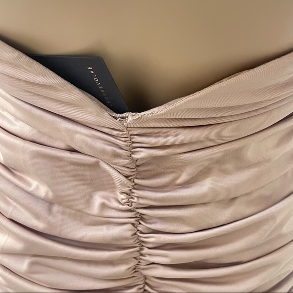 Michael Costello X REVOLVE Kinsley Midi Dress In Taupe - Picture 6 of 8